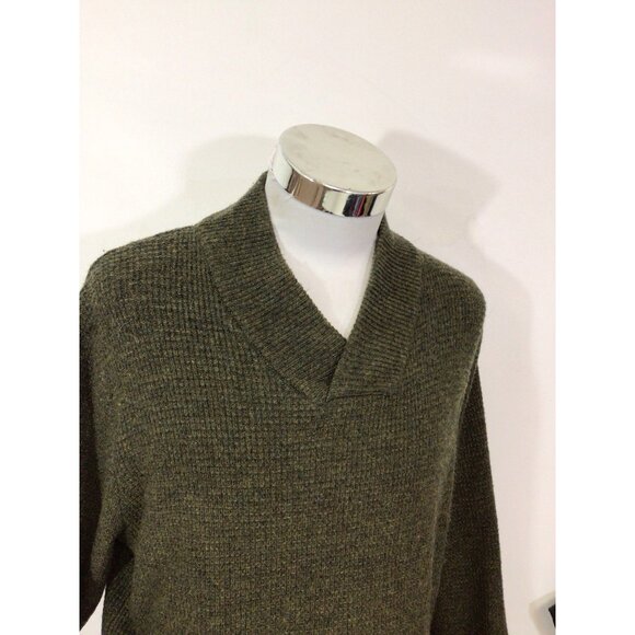 Schott Bros Wool Sweater Shawl Neck Mens XL - Picture 2 of 11